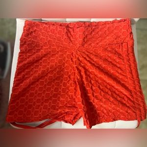Red shorts